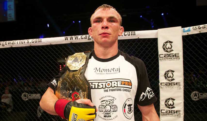 Alex Enlund takes CWFC World Title Belt - FightstorePro