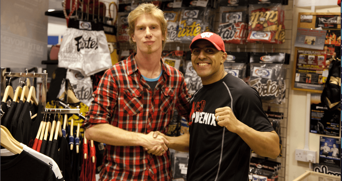 We weren't looking for a shop... we were trying to find somewhere to put the boxes. - FightstorePro
