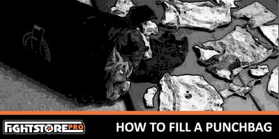 What is the best way to fill a Punch bag or kick bag?