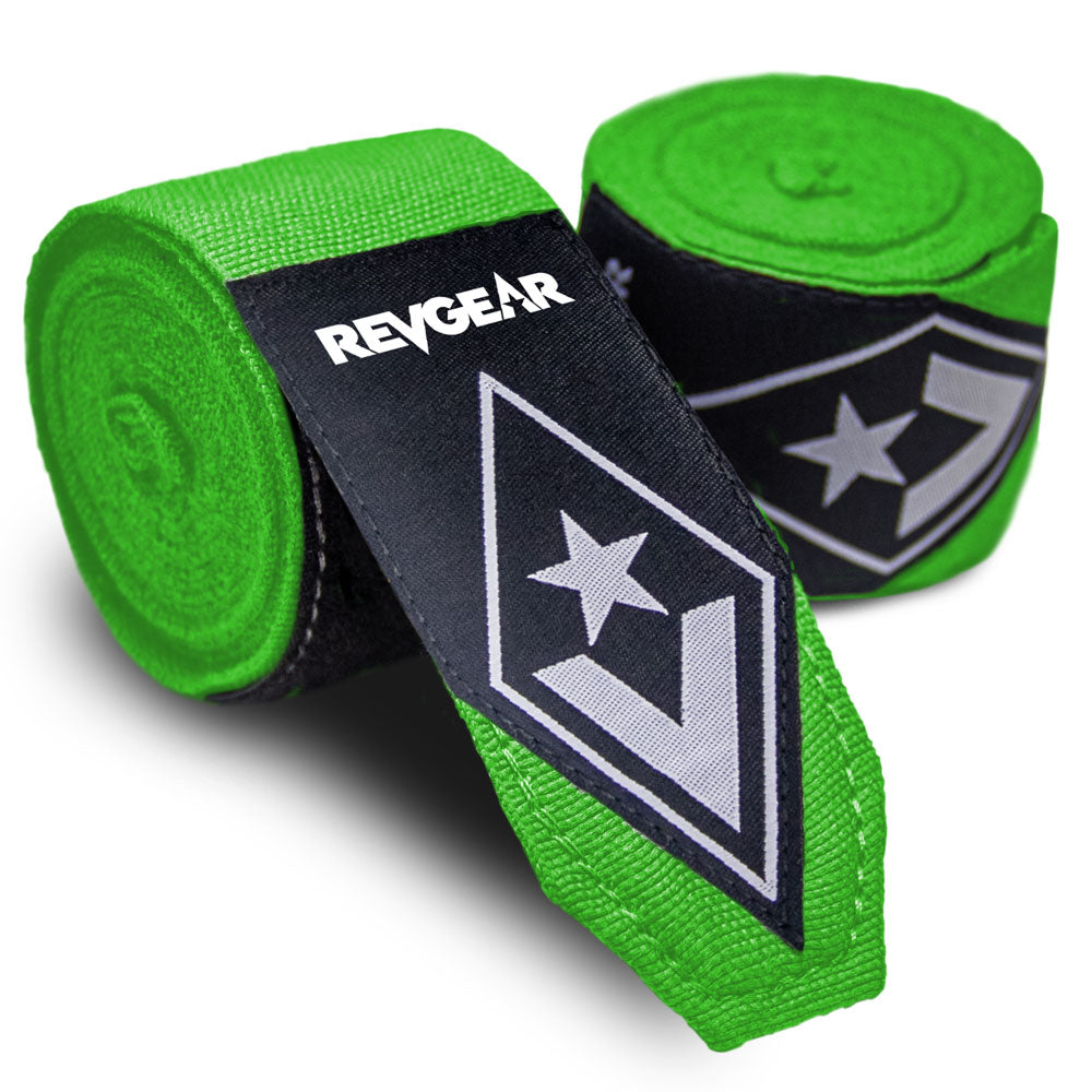 REVGEAR - Boxing Hand Wraps - 4.5 metre - Suitable for all Striking Combat Sports - Colours Collection
