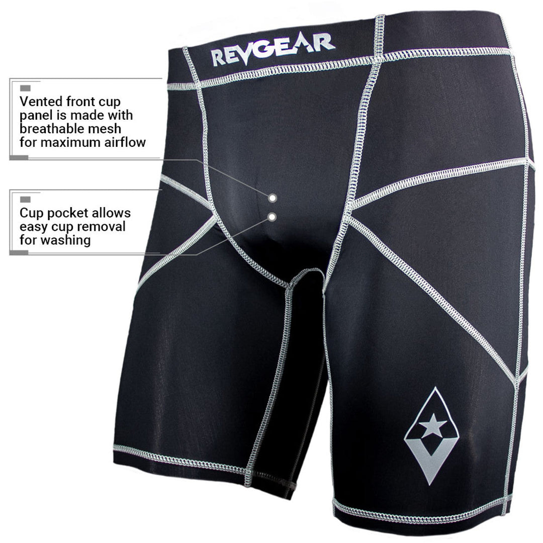 REVGEAR X13 - Compression shorts with Protective Cup