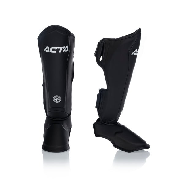 ACTA Muay Thai Shin Guards - Black Collection - FightstorePro