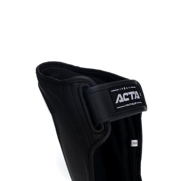 ACTA Muay Thai Shin Guards - Black Collection - FightstorePro