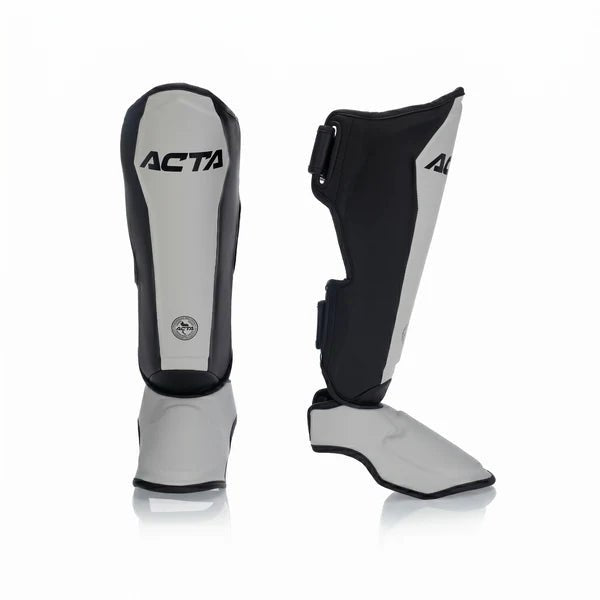 ACTA Muay Thai Striker Shin Guards - Black Collection - FightstorePro