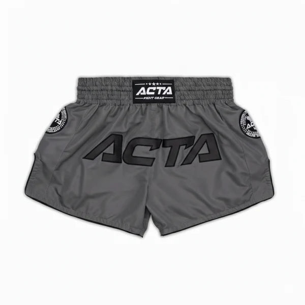 Acta Next-Gen Muay Thai Shorts - Black Collection - FightstorePro