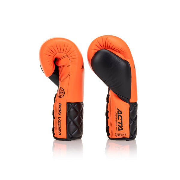 Acta Striker Lace Up Leather Boxing Gloves - Solar Collection - FightstorePro