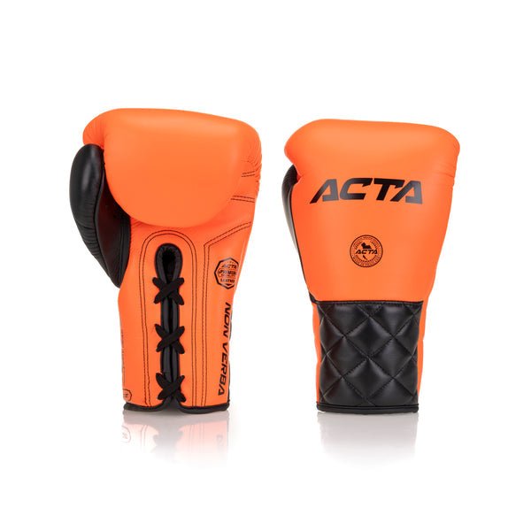 Acta Striker Lace Up Leather Boxing Gloves - Solar Collection - FightstorePro
