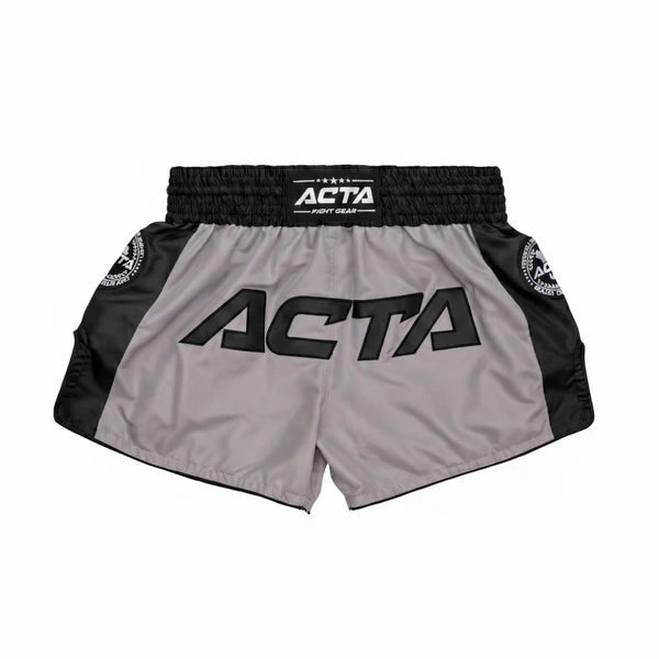 Acta Striker Muay Thai Shorts - Black Collection - FightstorePro