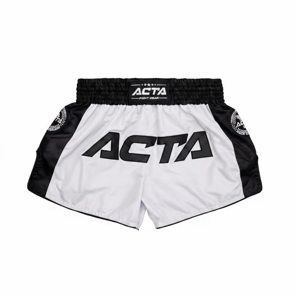 Acta Striker Muay Thai Shorts - Black Collection - FightstorePro