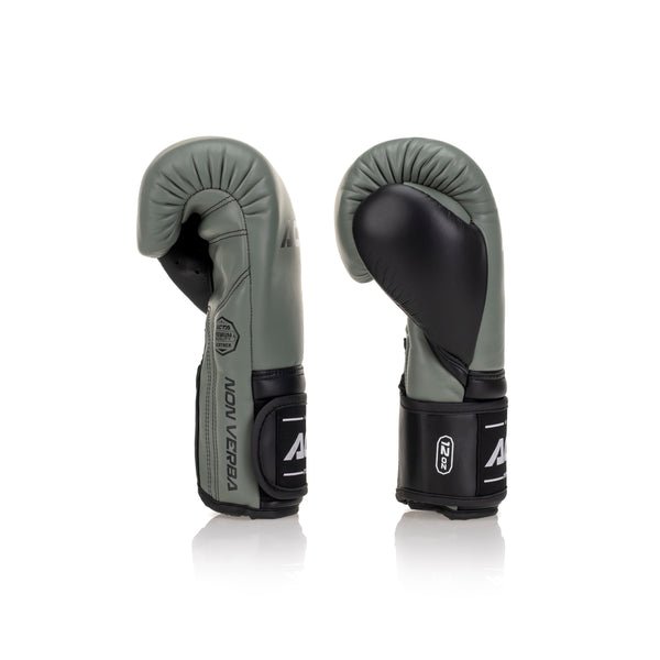 Acta Striker Velcro Leather Boxing Gloves - Army Green - FightstorePro