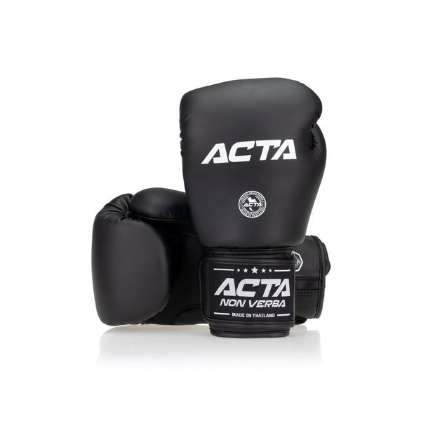 Acta Thai Evolution Boxing Gloves - Black Collection - FightstorePro