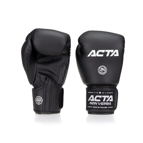 Acta Thai Evolution Boxing Gloves - Black Collection - FightstorePro