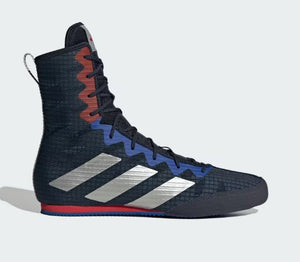 Adidas Box Hog 4 Boxing Boots - NAVY/RED/BLUE - FightstorePro