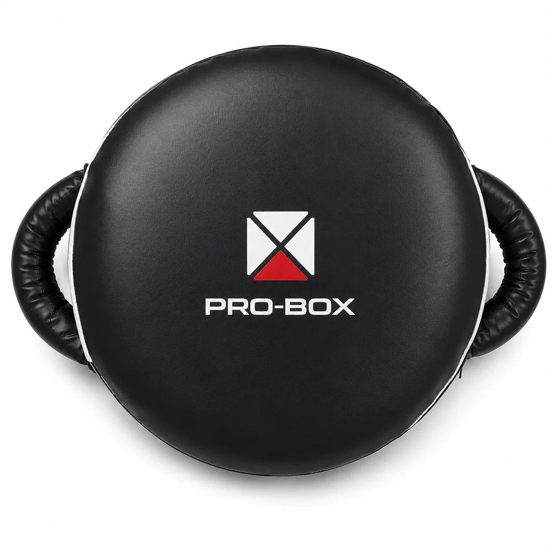 ELITE PUNCH SHIELD BLACK-WHITE - FightstorePro