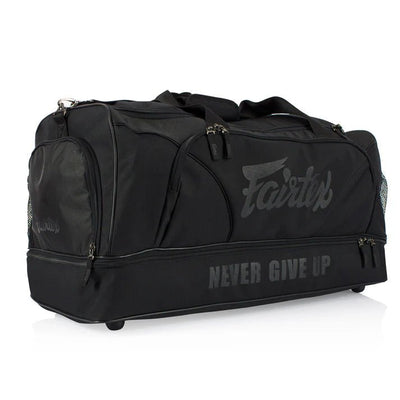 Fairtex BAG2 Black/grey Heavy Duty Gym Bag - FightstorePro