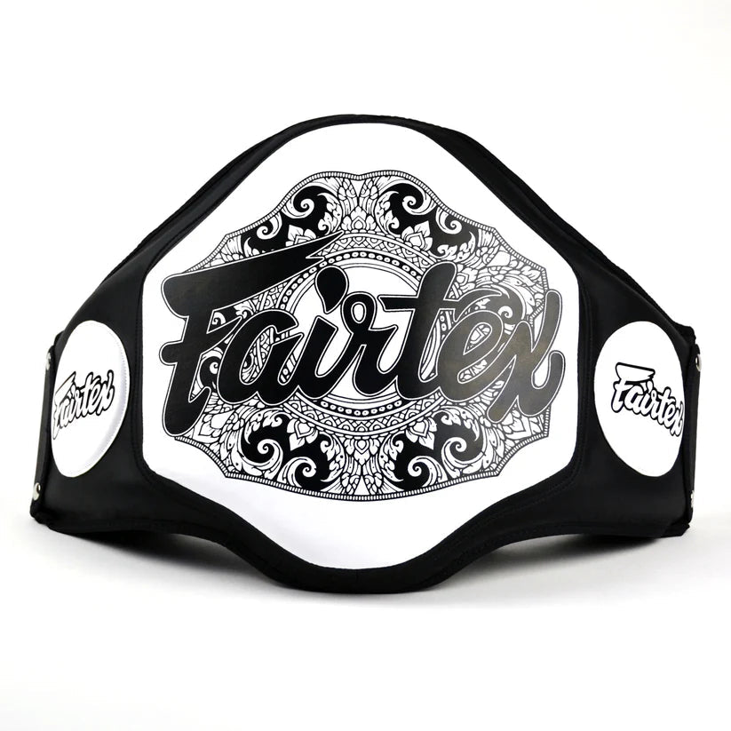 Fairtex BPV3 White Lightweight Belly Pad - FightstorePro