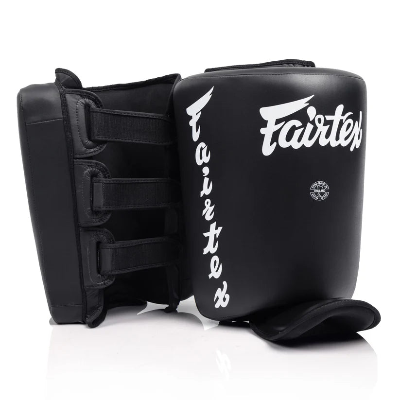 Fairtex SP10 Calf Kick Protection - Black - FightstorePro
