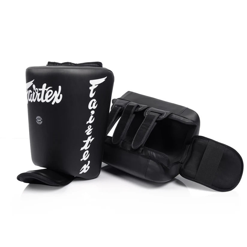 Fairtex SP10 Calf Kick Protection - Black - FightstorePro