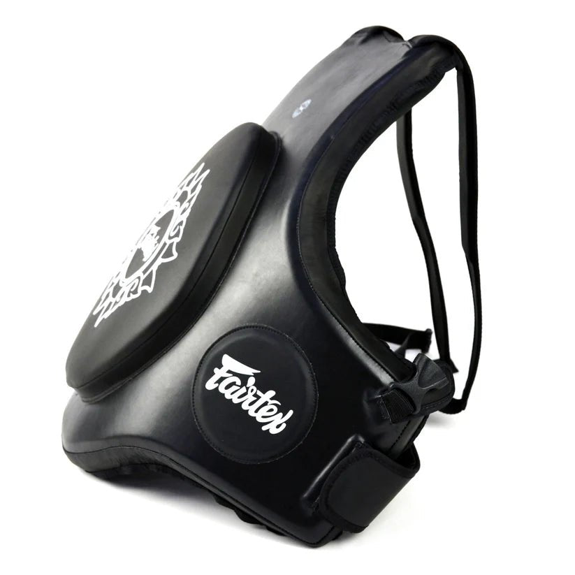 Fairtex TV2 Deluxe Microfibre Trainers Vest Black - FightstorePro