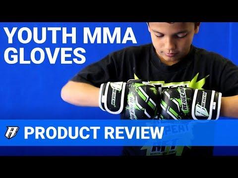 Kids Deluxe MMA Gloves - Green - Revgear Europe