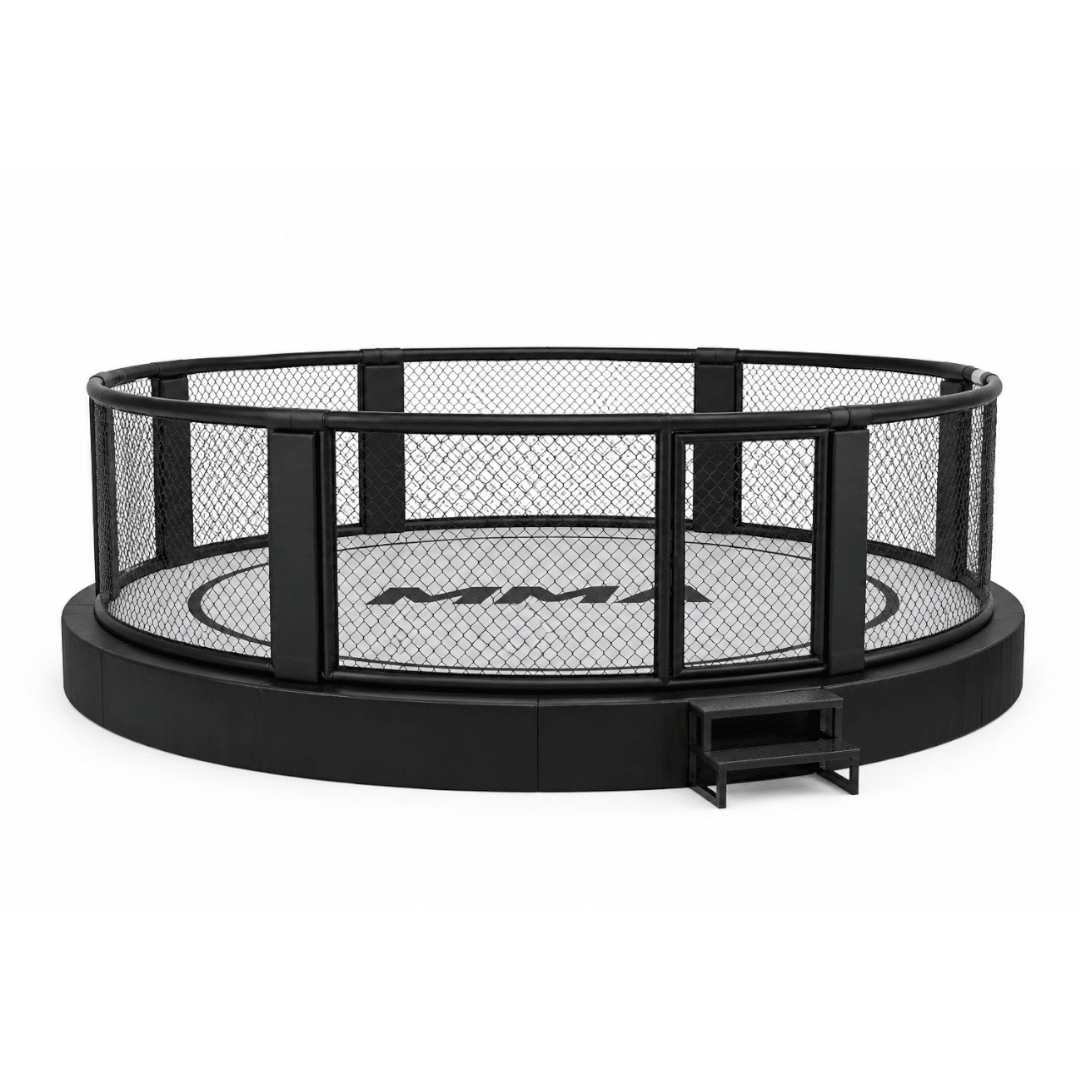 Low Platform Round MMA Cage - FightstorePro
