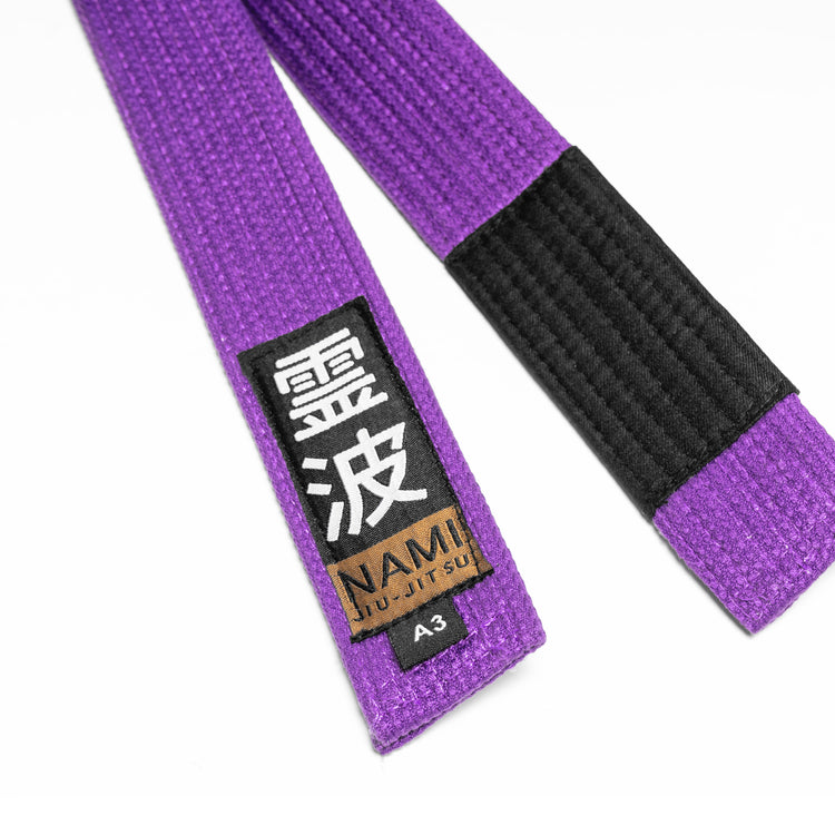 NAMI BJJ Belt - Premium Pearl Weave Ranked Jiu Jitsu Belt - FightstorePro
