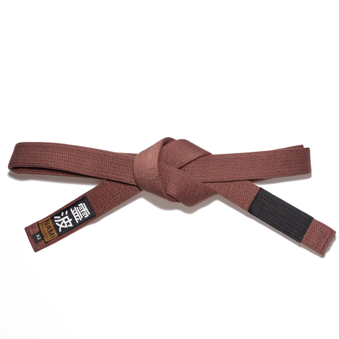 NAMI BJJ Belt - Premium Pearl Weave Ranked Jiu Jitsu Belt - FightstorePro
