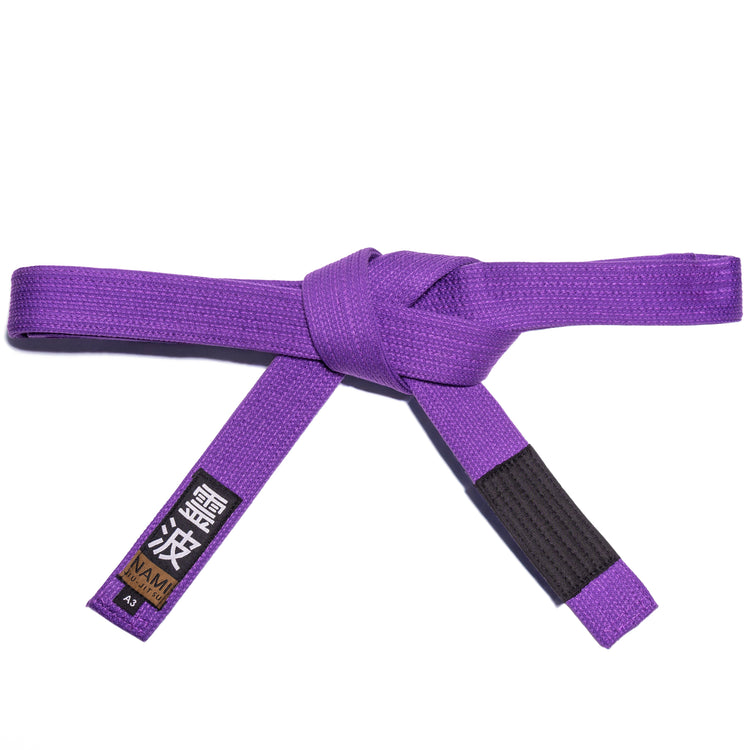 NAMI BJJ Belt - Premium Pearl Weave Ranked Jiu Jitsu Belt - FightstorePro