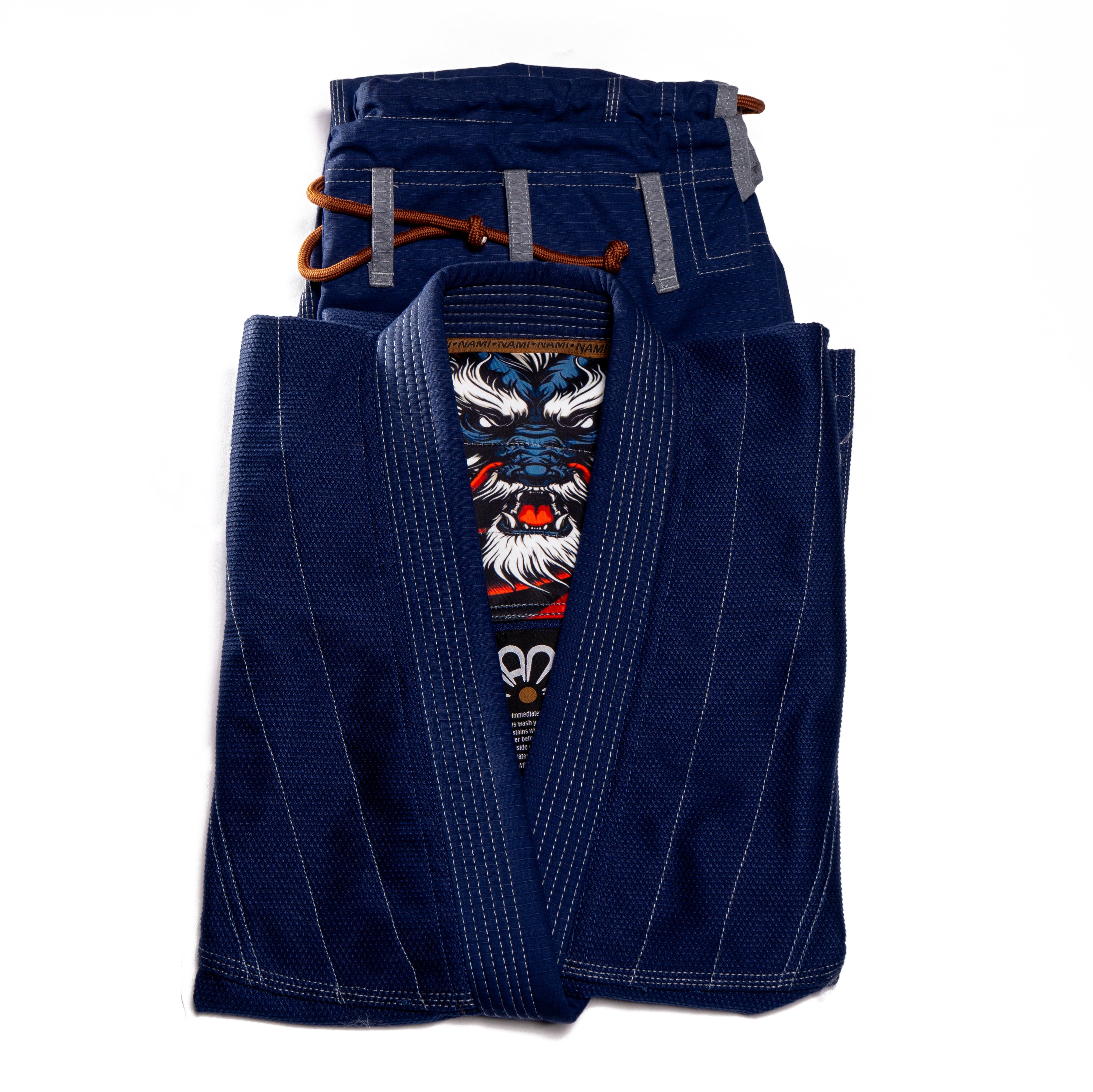 NAMI “Dragon” Premium BJJ Gi - Navy - FightstorePro