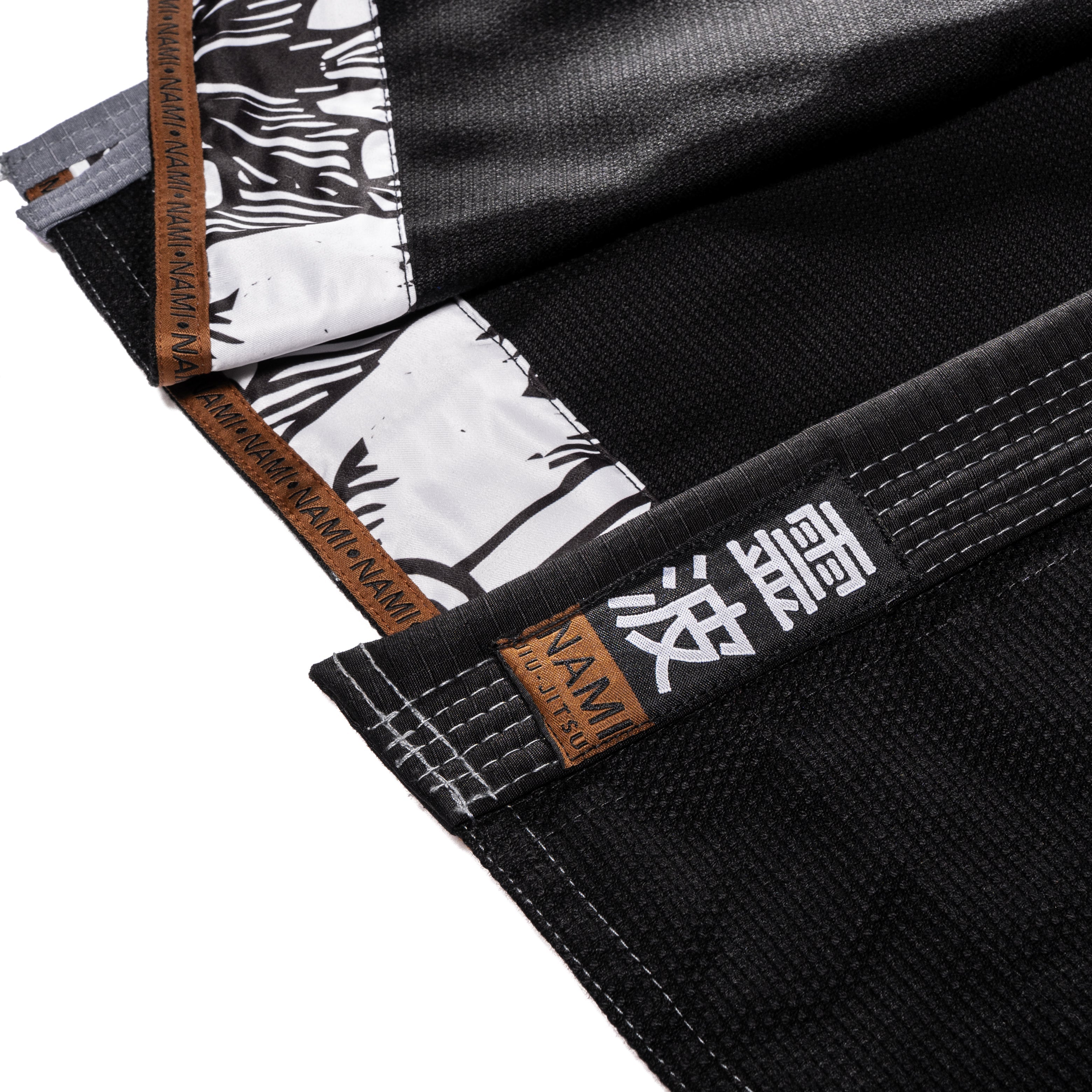 NAMI “Sōmen” Premium BJJ Gi - Black - FightstorePro