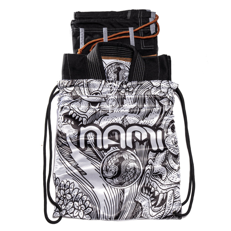 NAMI “Sōmen” Premium BJJ Gi - Black - FightstorePro