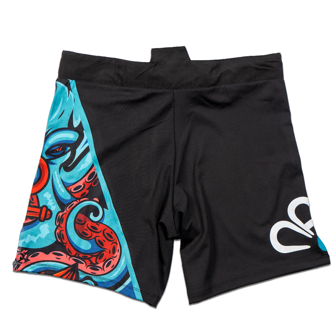 NAMI - UKIYO-E Fight Shorts "Kraken" - FightstorePro