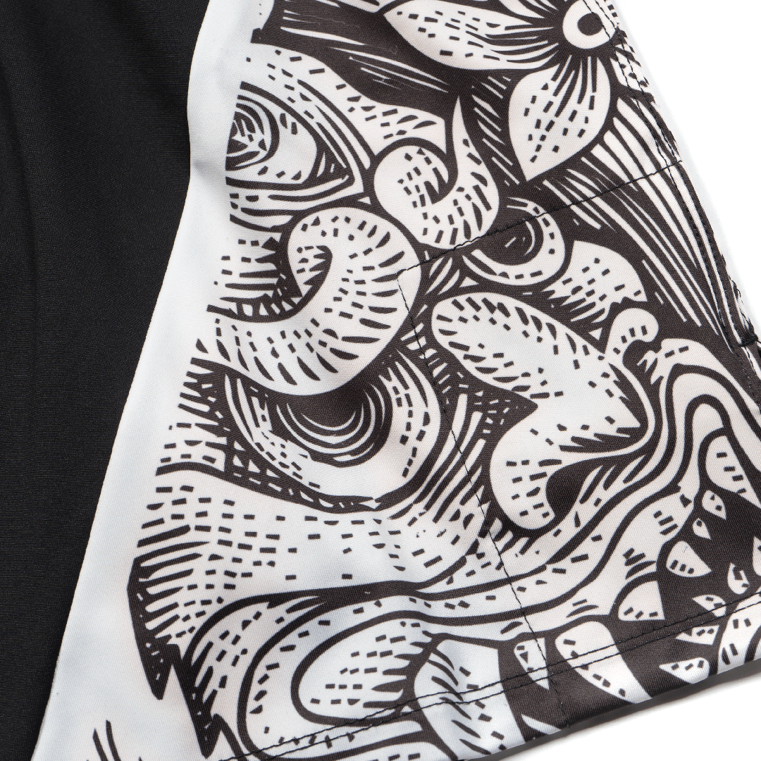 NAMI - UKIYO-E Fight Shorts "Mempo" - FightstorePro