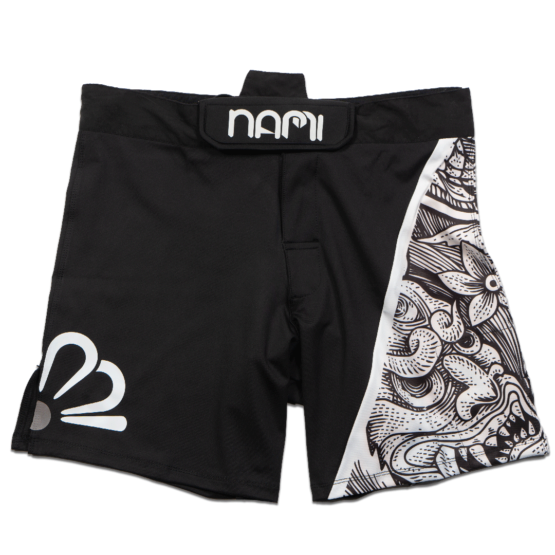 NAMI - UKIYO-E Fight Shorts "Mempo" - FightstorePro