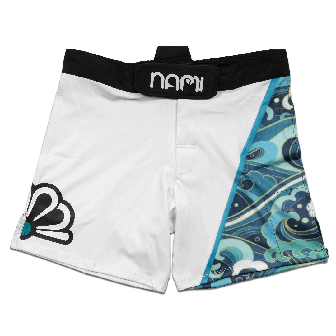 NAMI - UKIYO-E Fight Shorts "Ocean" - FightstorePro