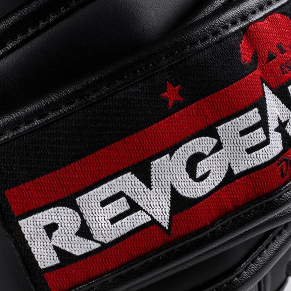 Original Thai Kick Pads - Double Strap Black - Revgear Europe