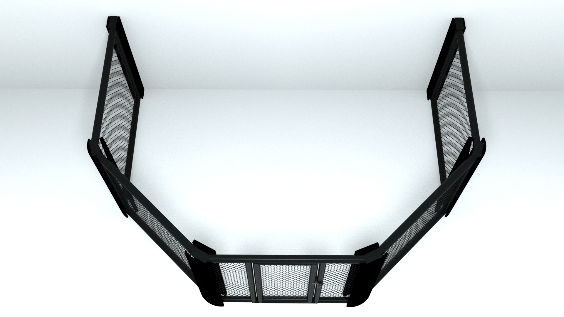 Partial MMA Cage — Wall-Mounted Cage for Space-Limited Gyms - FightstorePro