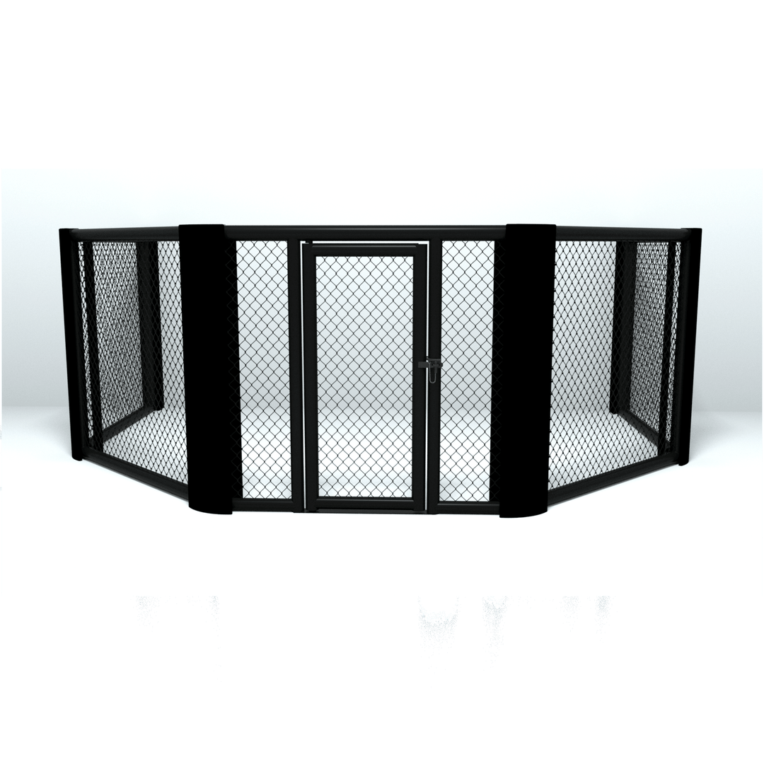 Partial MMA Cage — Wall-Mounted Cage for Space-Limited Gyms - FightstorePro