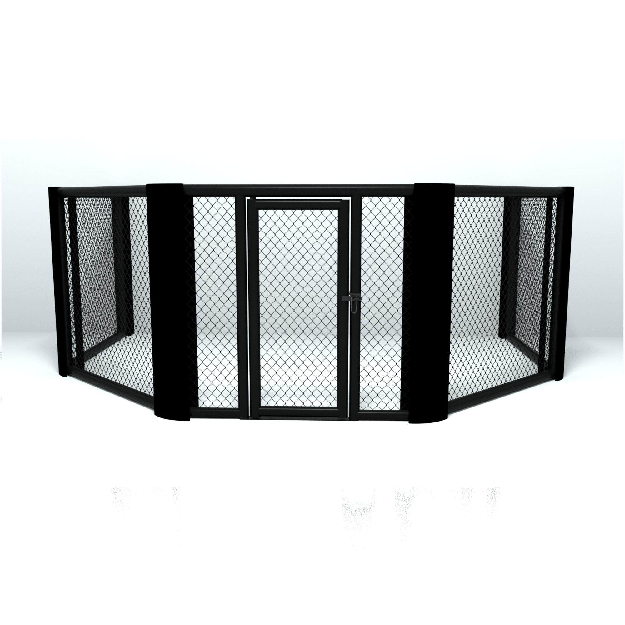 Partial MMA Cage — Wall-Mounted Cage for Space-Limited Gyms - FightstorePro