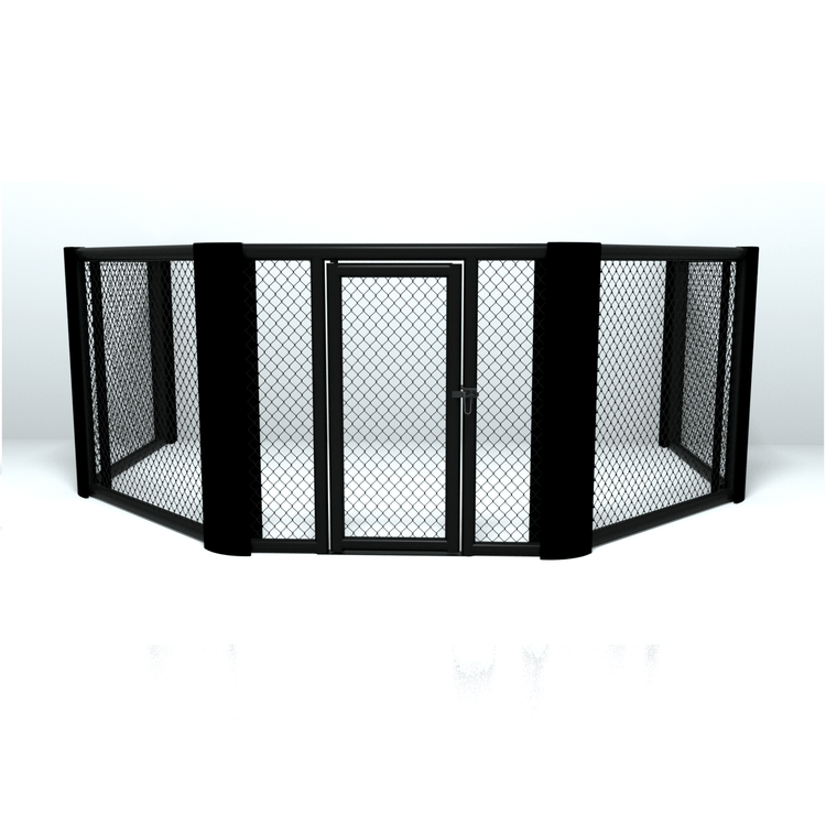 Partial MMA Cage — Wall-Mounted Cage for Space-Limited Gyms - FightstorePro
