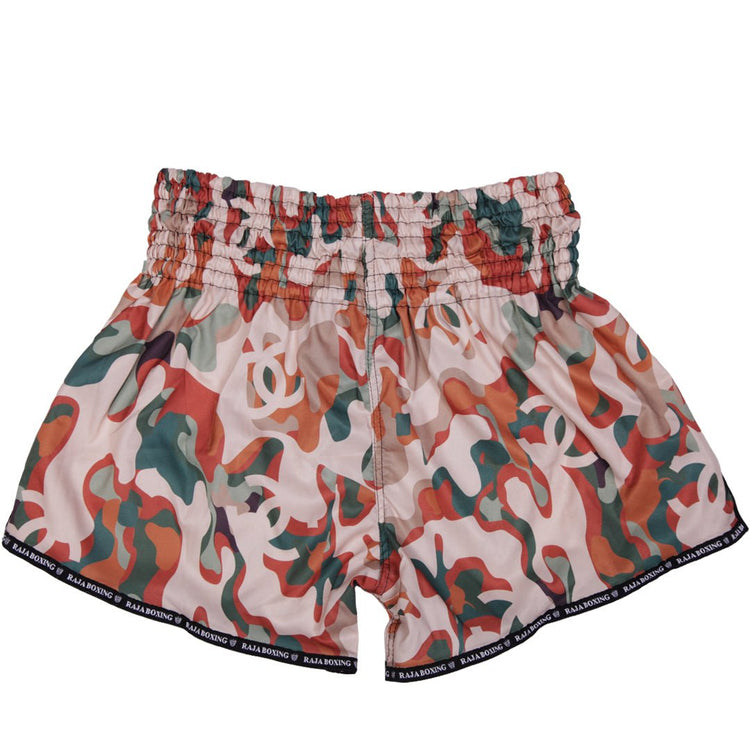 Raja Classic Muay Thai Shorts - Khaki Pattern - FightstorePro