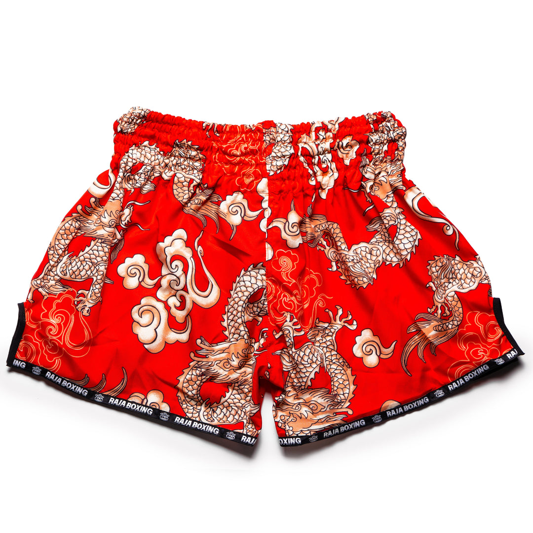 Raja Muay Thai Shorts - Red Dragon - FightstorePro