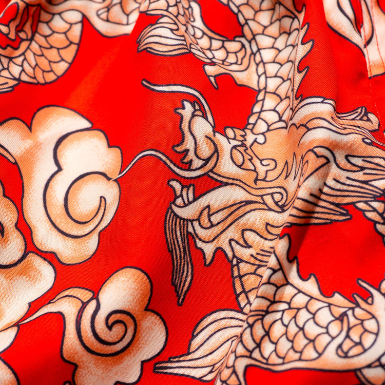 Raja Muay Thai Shorts - Red Dragon - FightstorePro