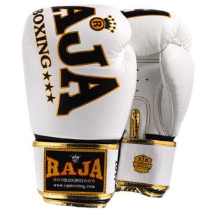 RBGV - 1 A Raja Boxing Gloves white - FightstorePro