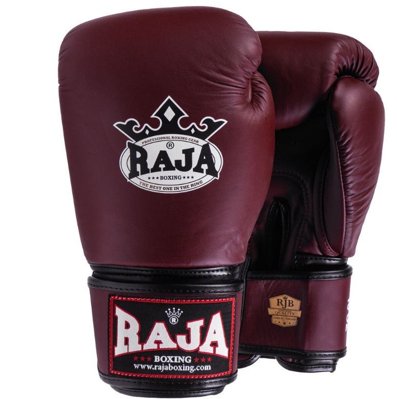 RBGV - 1 Raja Boxing Glove Burgundy - FightstorePro