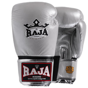 RBGV - 1 Raja Boxing Glove Silver - FightstorePro