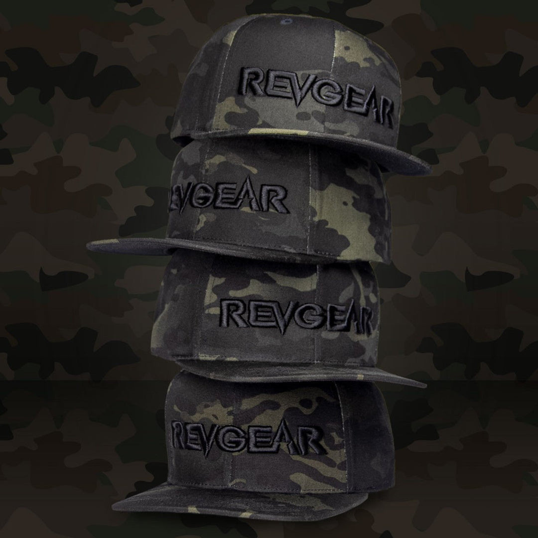 REVGEAR - 3D PREMIUM SNAPBACK HAT - CAMO - FightstorePro