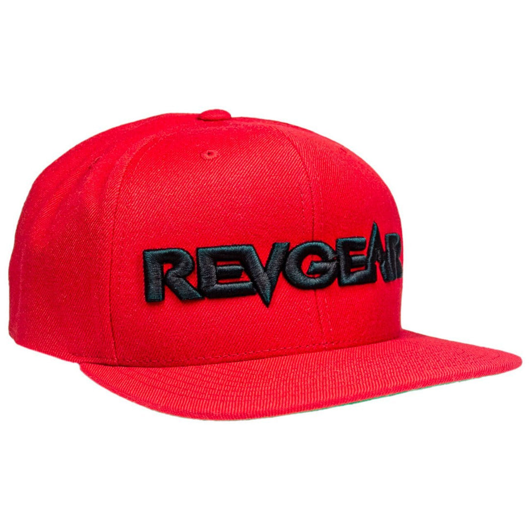 REVGEAR - 3D PREMIUM SNAPBACK HAT - Red/black - FightstorePro