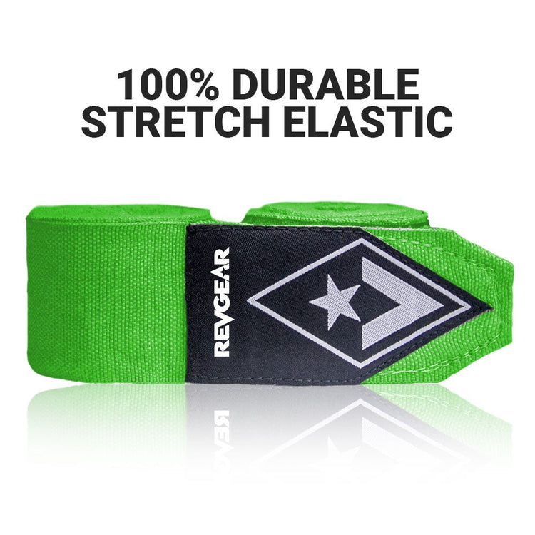 REVGEAR - Boxing Hand Wraps - 4.5 metre - Suitable for all Striking Combat Sports - Colours Collection - FightstorePro