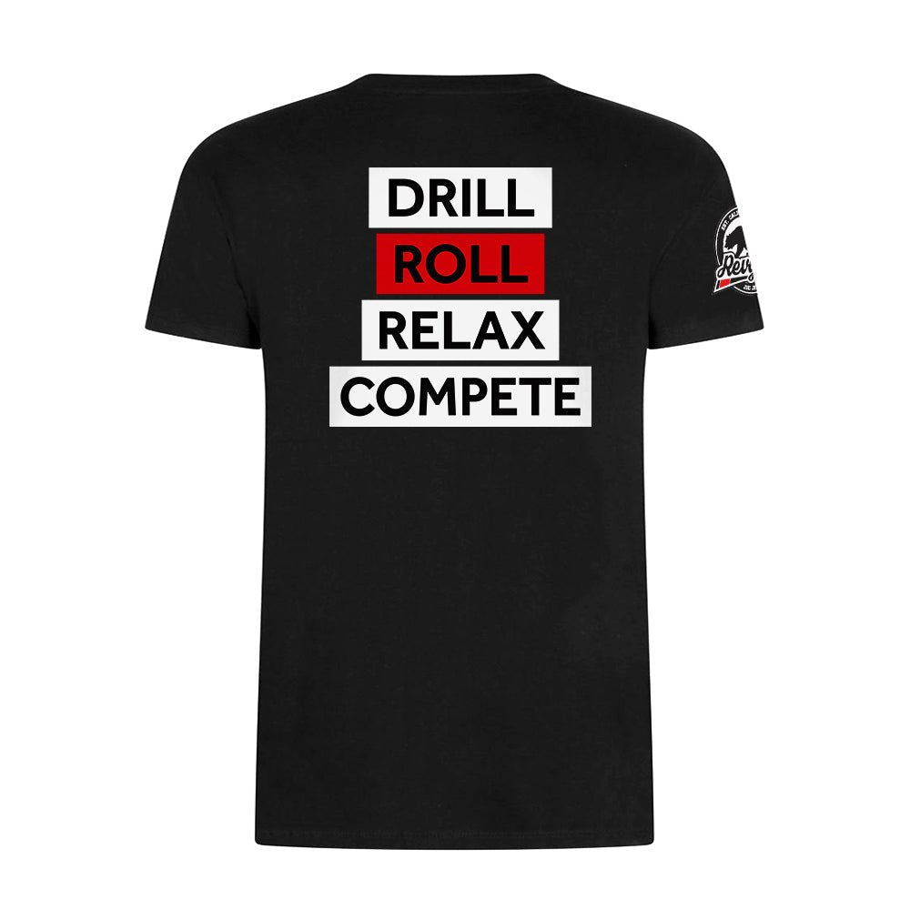 REVGEAR - Drill Roll Relax Compete BJJ Tee - FightstorePro